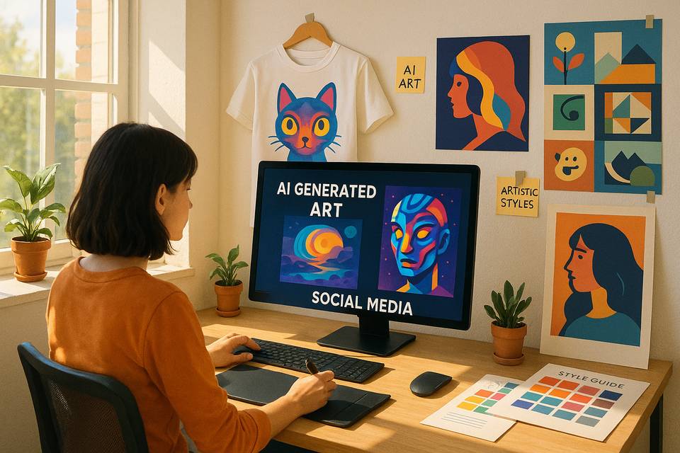 5 Creative Uses for AI-Generated Art in Marketing