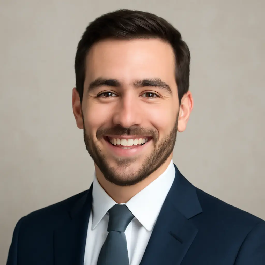 A professional LinkedIn headshot showing a friendly and engaged professional Professional LinkedIn Headshot