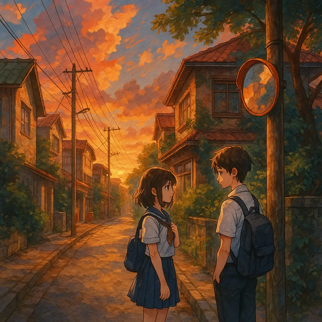 An example of intricate anime background design