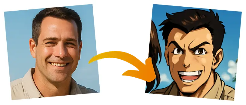 Turn photos into Anime Art
